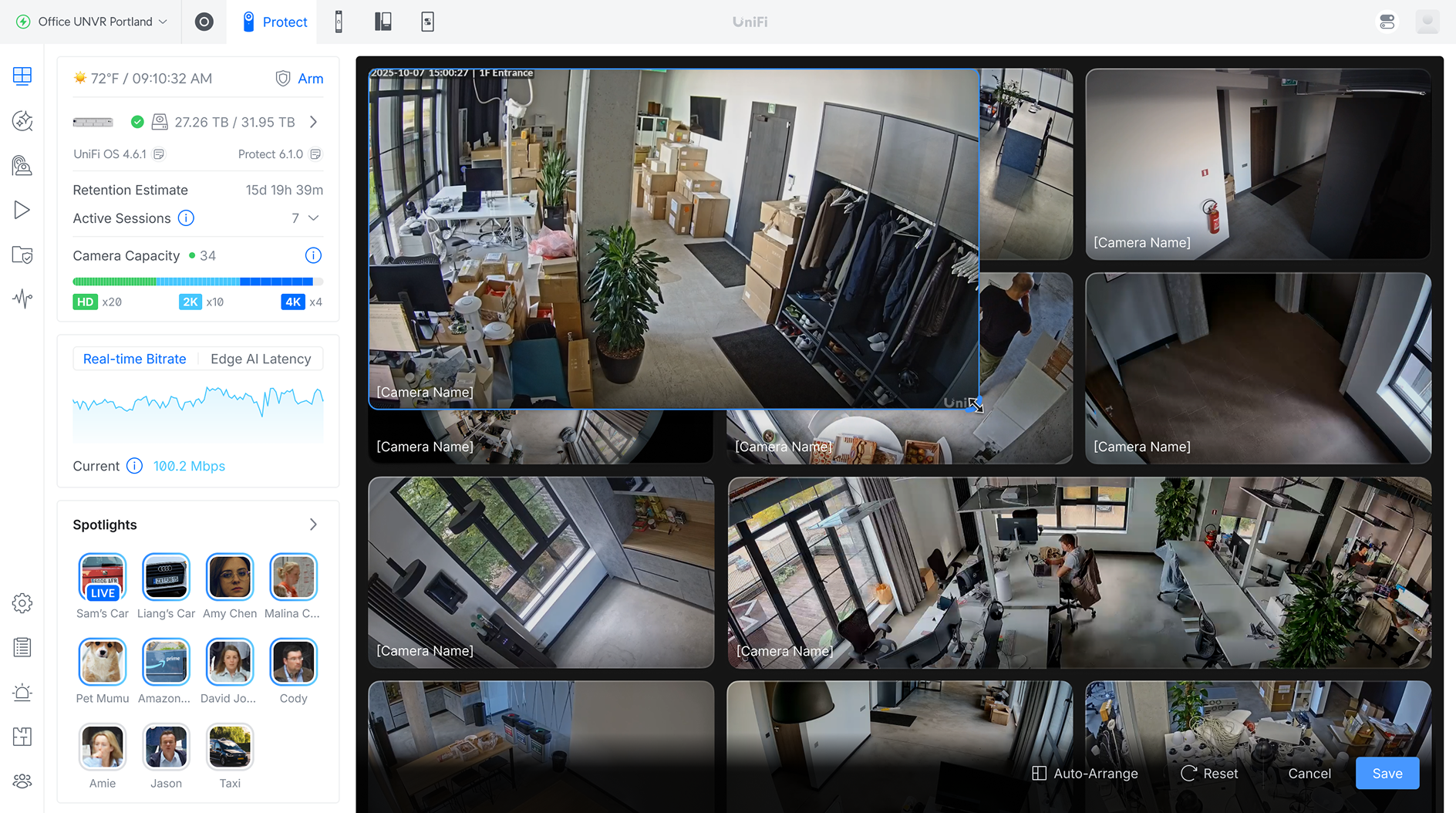 Camera grid, after