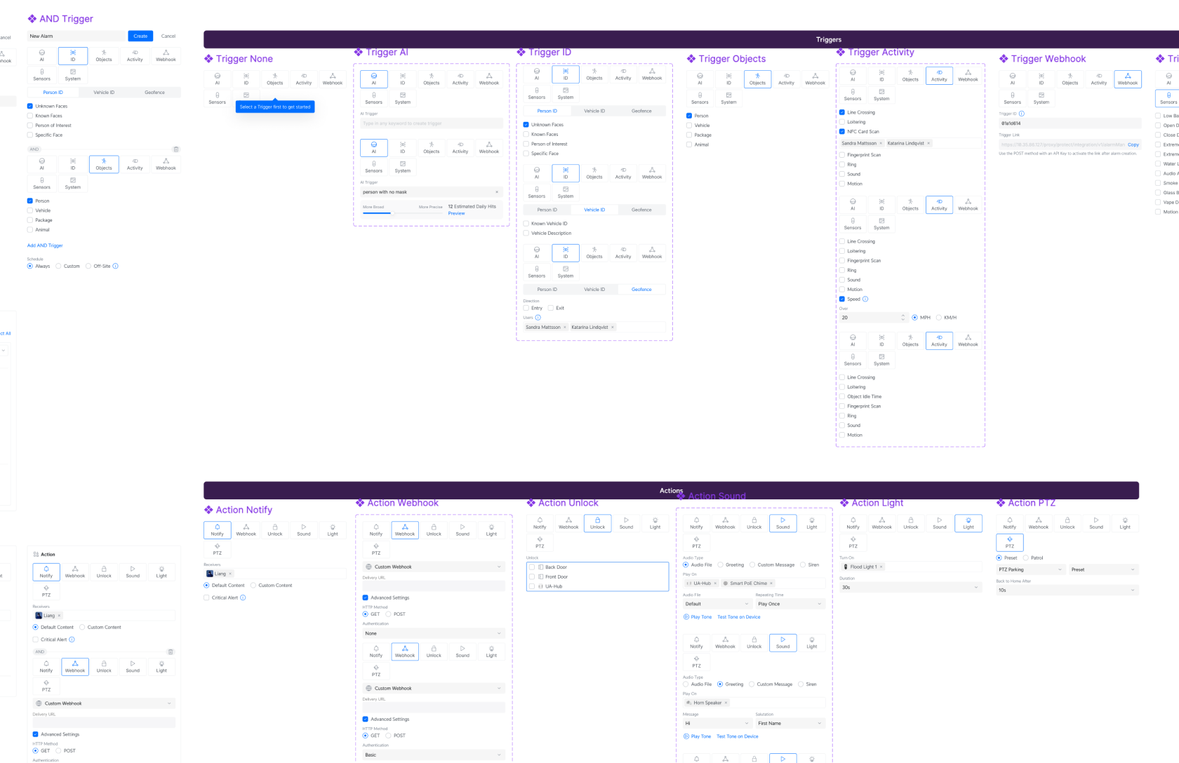 Alarm Manager component library